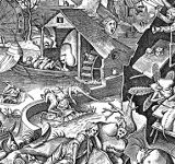 Von Pieter Bruegel der Ältere - Kupferstich, 22,5 × 29,5 cm, Herausgeber: Hieronymus Cock. Bibliothèque Royale, Cabinet Estampes, Brüssel. Online: zeno.org (Volltextsuche), Gemeinfrei, https://commons.wikimedia.org/w/index.php?curid=9094406